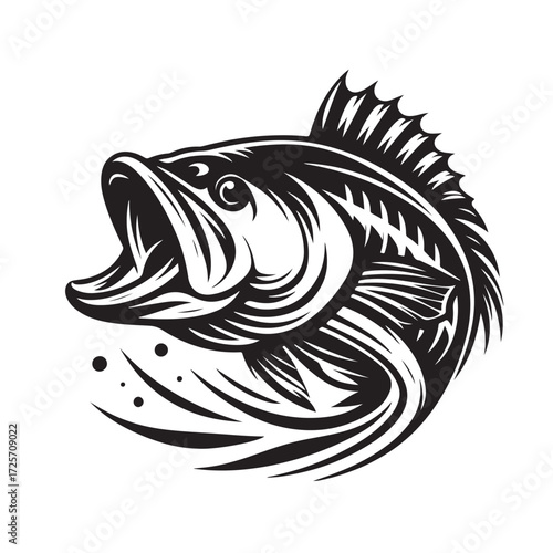 Fish Vector Illustration | Fishing Logo Design