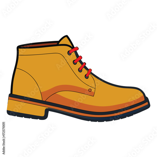 chukka boots vector illustration