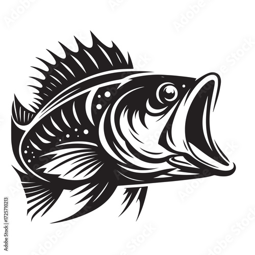 Fish Vector Illustration | Fishing Logo Design