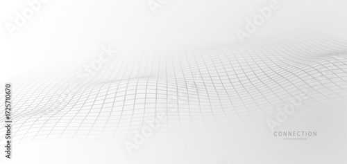 Light Network background. Minimalism Design Banner. Vector technology background