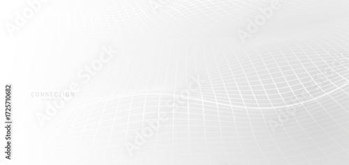Network background. Minimalism Design Banner. Vector technology background