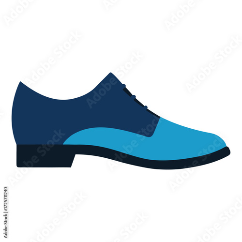 vector illustration of a derby shoe