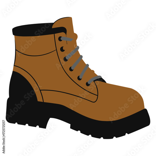 illustration of a steel toe of boots