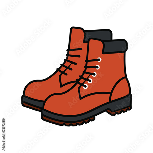 pair of work boots