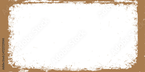 Old grunge paper texture background with a dirty black frame border and blank space for text