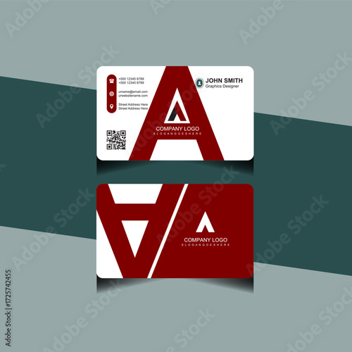 modern business card professional brand