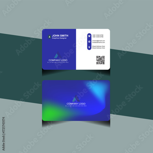 modern business card professional brand