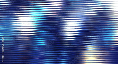 Abstract blue and white streaks of light create a dynamic and textured visual effect