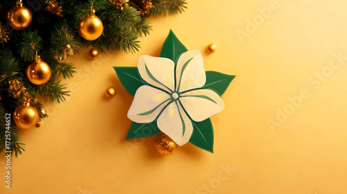 christmas background with christmas tree