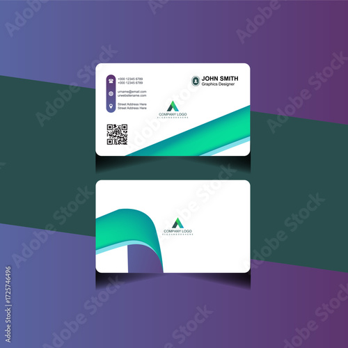 modern business card professional brand