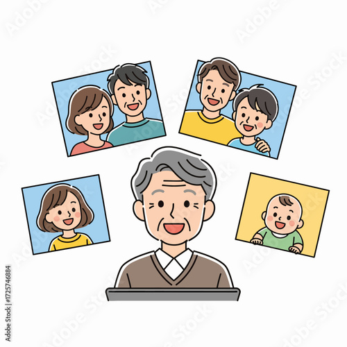 Generations of Family Happiness Captured in Cherished Photographs and Beloved Memories