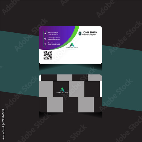 modern business card professional brand