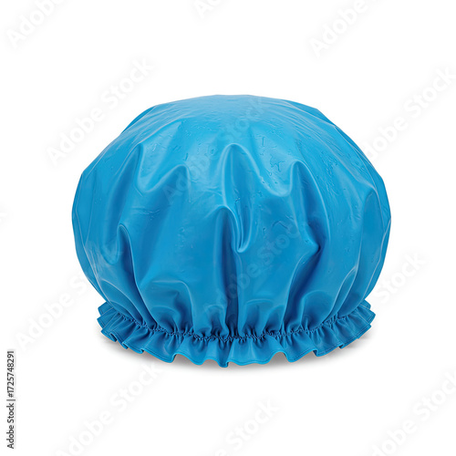 shower cap on white background