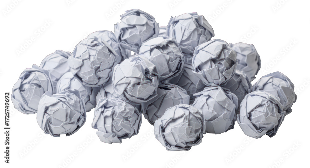 custom made wallpaper toronto digitalPile of Crumpled Light Gray Paper Balls.