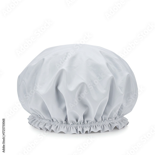 shower cap on white background