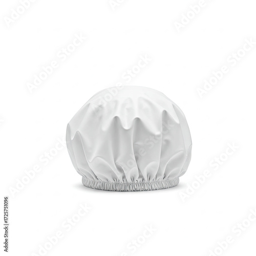 shower cap on white background