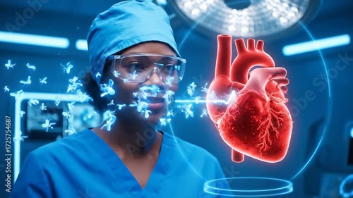 Female surgeon heals virtual heart with futuristic technology