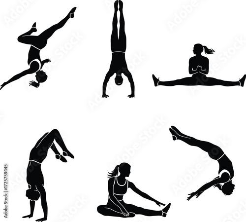 Silhouette, female, fitness, athlete, exercise, workout, training, jump rope, skipping, cardio, sport, agility, motion, posture, activity, body, pose, action, health, strength, energy