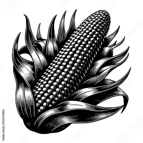 Fresh yellow maize cob on black background perfect for food, nature, and agriculture stock photos
