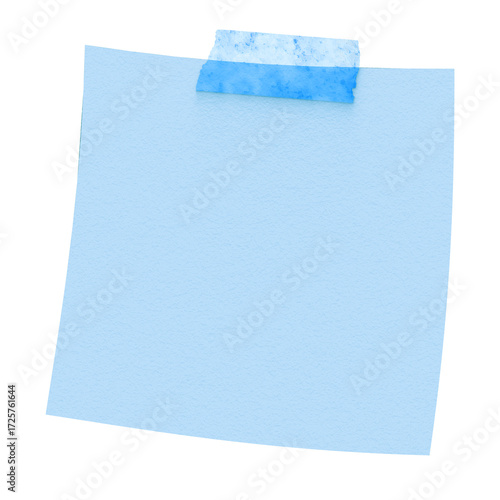 sticky note washi tape pastel color back to school 3D	