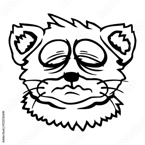 Cat Pet Tired Animal Sleepy Exhausted Sad Sleeping