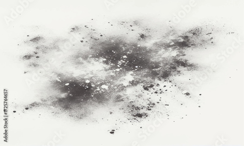 Abstract grunge dust and urban texture in vector distressed overlay style placed on a clean white background.