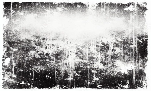 Abstract grunge dust and urban texture in vector distressed overlay style placed on a clean white background.