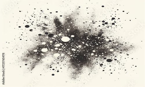 Abstract grunge dust and urban texture in vector distressed overlay style placed on a clean white background.