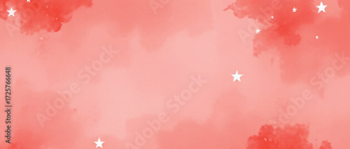 China flag red watercolor background with stars  vector design