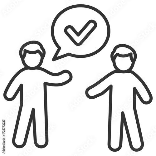 Approve Outline Icon