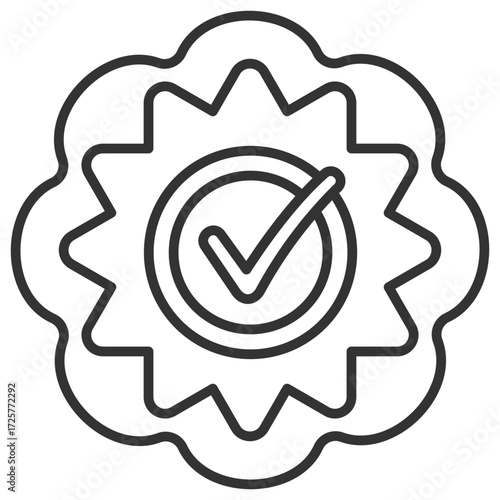 Verified Outline Icon