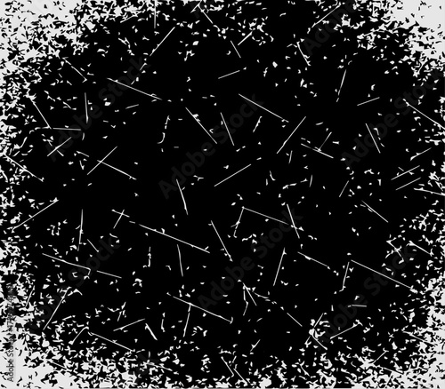Abstract grunge black and white scratch marks in detailed vector illustration design placed on a background.
