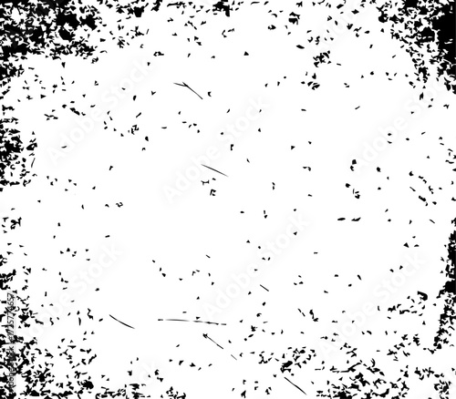 Abstract grunge black and white scratch marks in detailed vector illustration design placed on a background.
