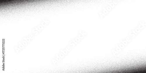 Abstract Grain Noisy Background Vector Illustration with Black and White Texture