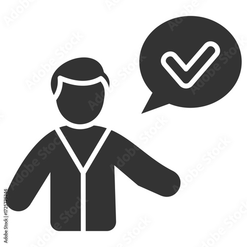 Accept Glyph Icon