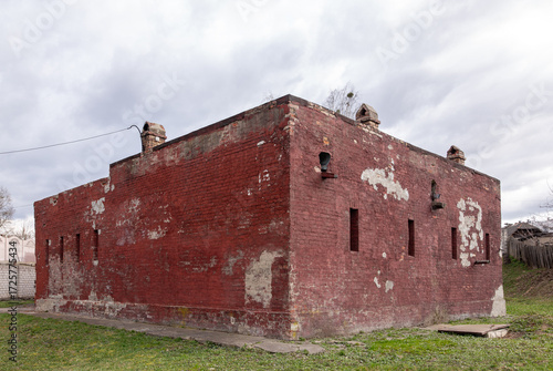 An old red-brick building, a European-style fortress