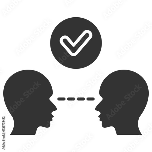 Consent Glyph Icon
