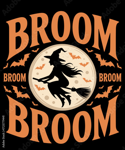 Halloween Brooms Spooky Witch Lover