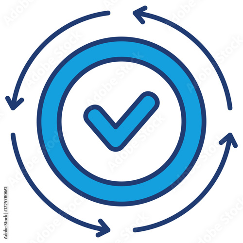 Complete Blue Icon
