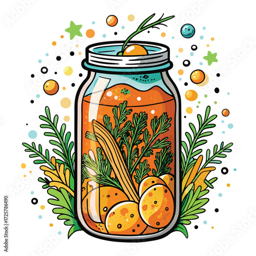 Mason Jar Carrot Juice Recipe Refreshing Healthy Drink mason jar