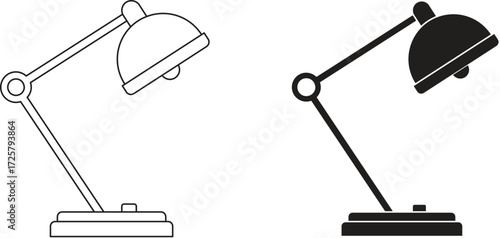 table lamp vector illustration