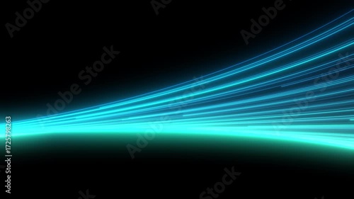 4K hyperloop neon glowing tunnel stripes with flashing light effects. Perfect abstract background for disco, party, VJ loops, concerts, music shows, nightclubs, and modern stage visuals