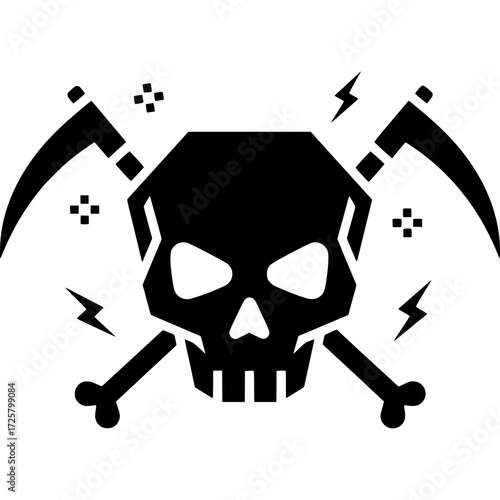 Skull and Scythes Icon