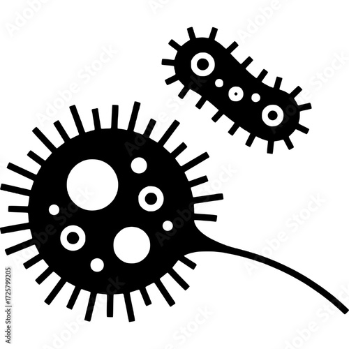 Bacteria and Germs Icon