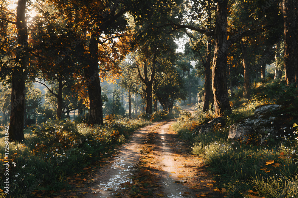 Obraz premium Backgrounds outdoors autumn nature.