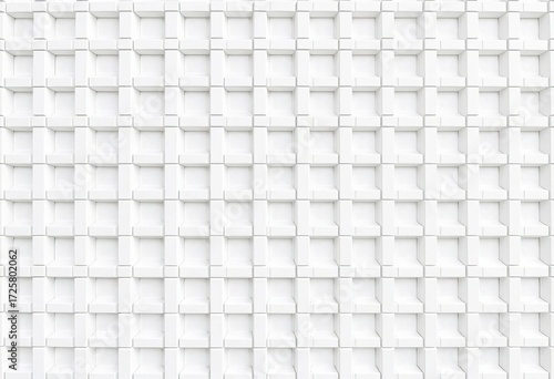 Clean white square grid pattern, perfect for backgrounds and textures, background, seamless