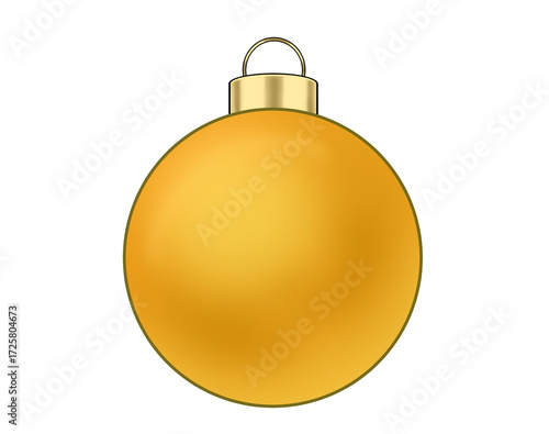 金色のクリスマスボールオーナメント