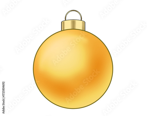 金色のクリスマスボールオーナメント