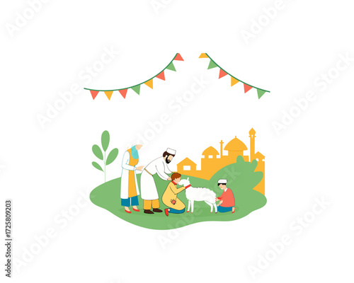 Qurbani Eid vector Free SVG Download