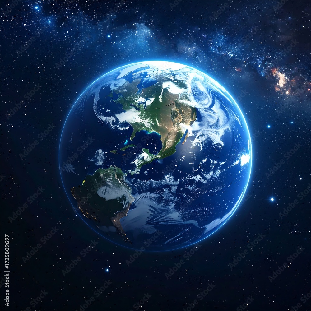 Obraz premium Earth in space